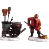 Lemax Street Sweeper, Set Of 2 #52093