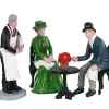 Lemax Village Collection Cafe Society, Set Of 4 #02925