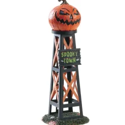 Lemax Village Collection Evil Pumpkin Water Tower #83341