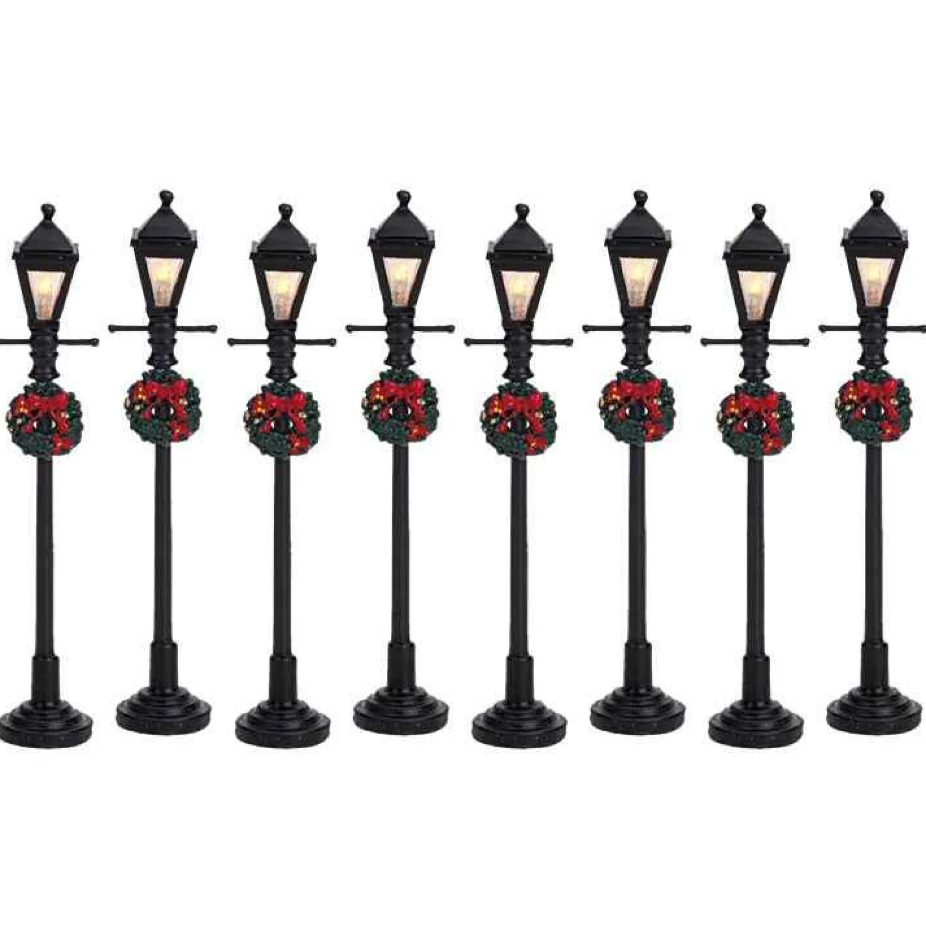 Lemax Village Collection Gas Lantern Street Lamp, Set Of 8 #64500