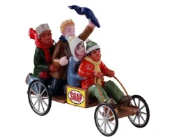 Lemax Village Collection Go-Cart Racers Figurine #12031