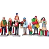 Lemax Village Collection Holiday Shoppers, Set Of 6 #92683