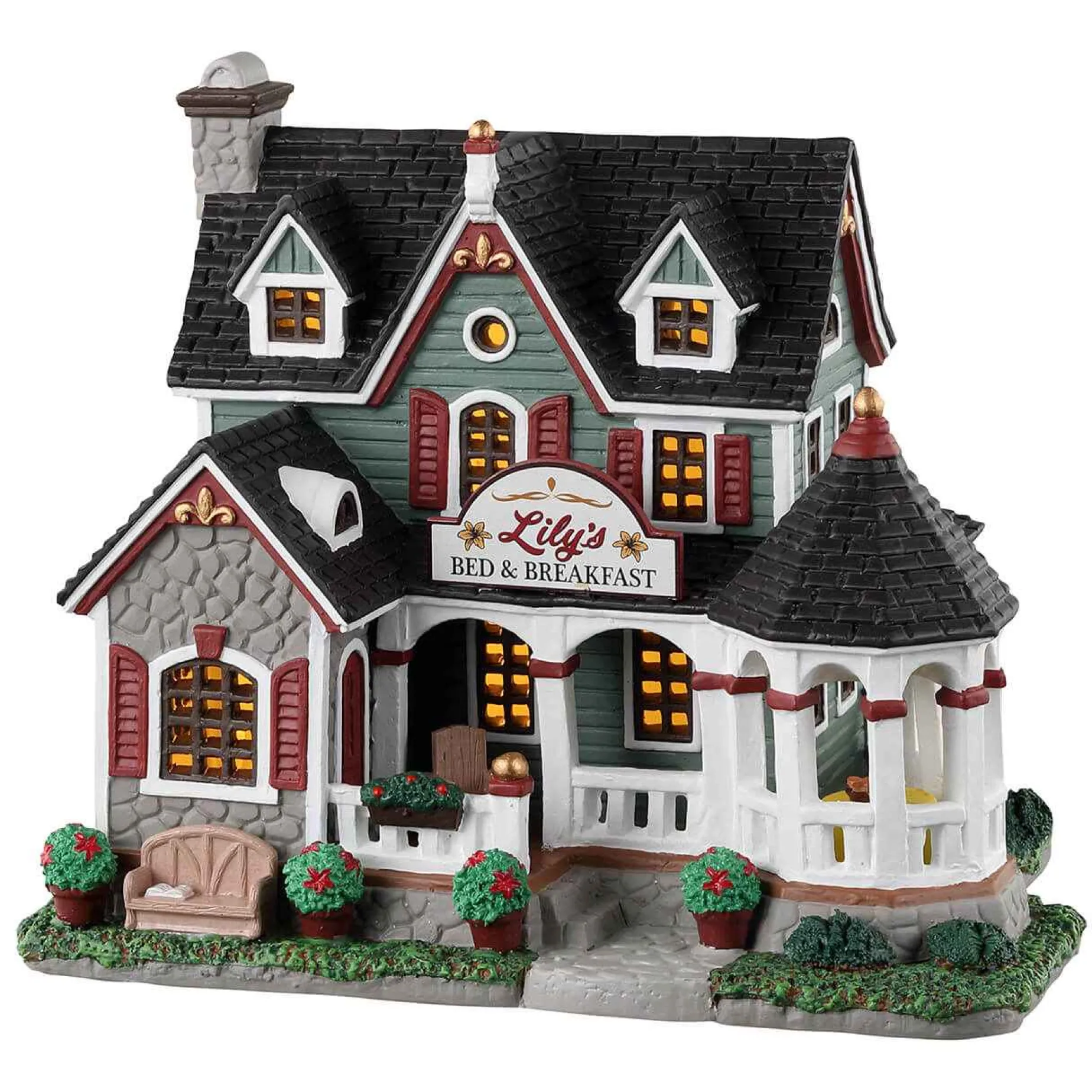 Lemax Village Collection Lily's Bed & Breakfast #35065