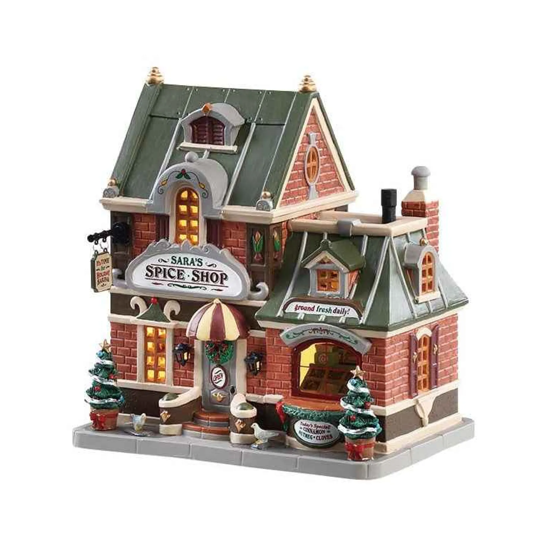 Lemax Village Collection Sara's Spice Shop #85370