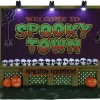 Lemax Village Collection Spookytown Sign, B/O Lighted Accessory #04710