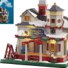 Lemax Village Collection Twilight Bed & Breakfast, With 4.5V Adaptor #15740