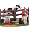 Lemax Village Collection Victorian Dairy Farmer Table Accent #13563
