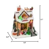 Lighted Musical Christmas Holiday House With Moving Scene