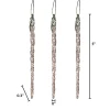 20-Pack, Real Spun Glass Hanging Icicle Ornaments (Set Of 3, 60Pc Total)