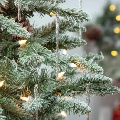 20-Pack, Real Spun Glass Hanging Icicle Ornaments (Set Of 3, 60Pc Total)