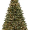 Puleo International 7.5Ft Washing Valley Spruce Tree In Warm White #114-Wvg-75Qf5Lw12