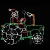 Santa On Tractor #Led-Trctr