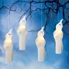 Set Of 4 Floating Halloween Ghost Candles With Remote, Timer
