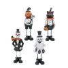Set Of 4 6-In High Resin Halloween Figurines