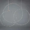 Set Of 3 Whimsical Rings, Warm White Battery Operated Led