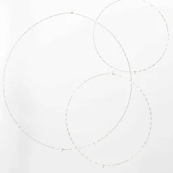 Set Of 3 Whimsical Rings, Warm White Battery Operated Led