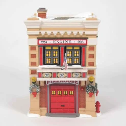 Snow Village Engine 223 Fire House #6011422