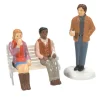Snow Village Hipsters, Set Of 3 #6011431