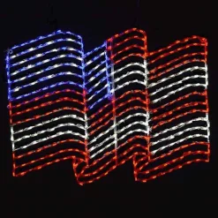 Waving Flag - Aluminum #Led-Afw